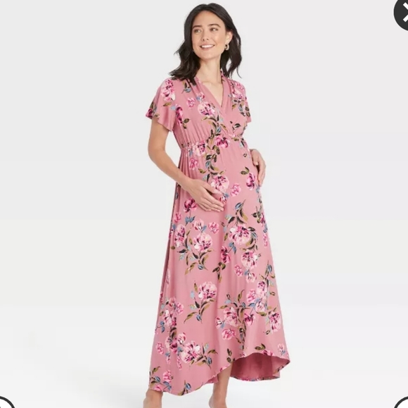 Isabel Maternity by Ingrid & Isabel Dresses Maxi Maternity Dress